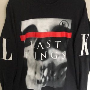 Last Kings Men's Large Black Long-Sleeve Shirt